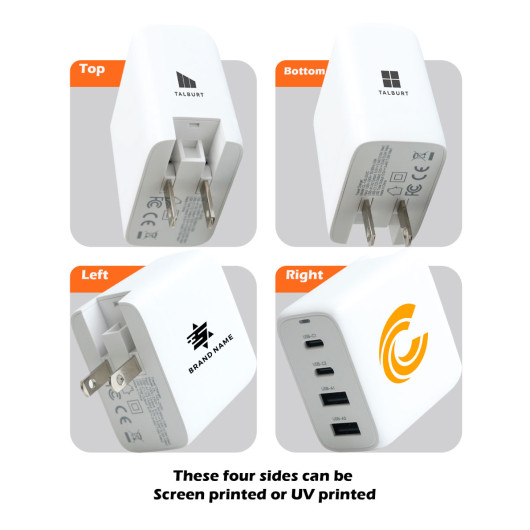 4 Port Universal Travel Adapters Print